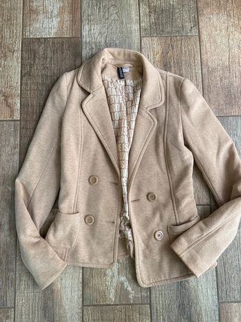 Veste blazer mi saison beige h&m
