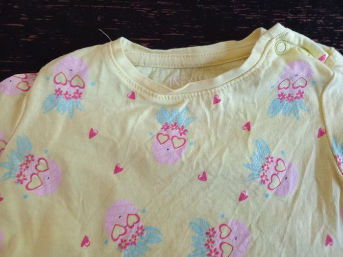 Tee-shirt MC Ananas 12 mois - photo numéro 2