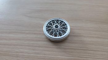 Jante pièce détachée miniature 1/18 Burago Alfa Romeo 2300 spider 1932 #B61