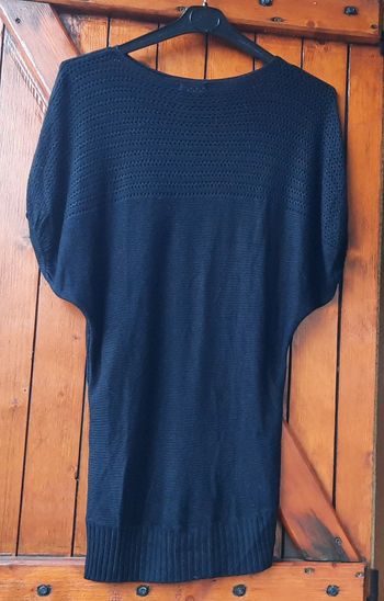 Pull noir, mi-saison, femme, taille 38