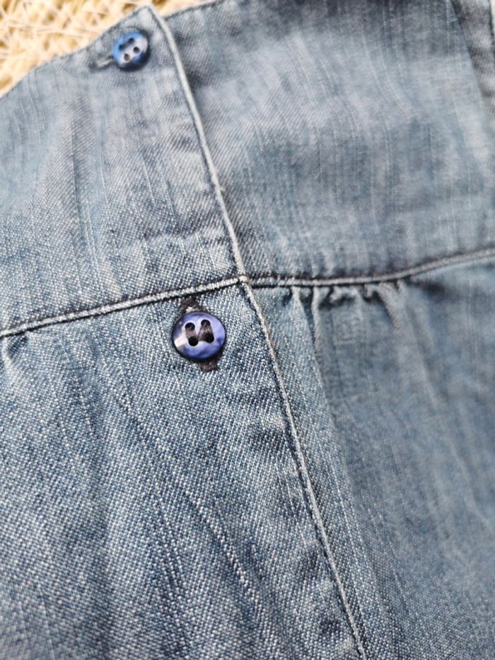 Robe 👣 jean léger, Broderies, orchestra, 18 mois - photo numéro 13