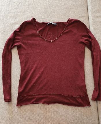 Tee-shirt manches longues UK (bordeaux), S / 36 / 8