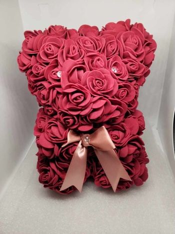 ours avec roses