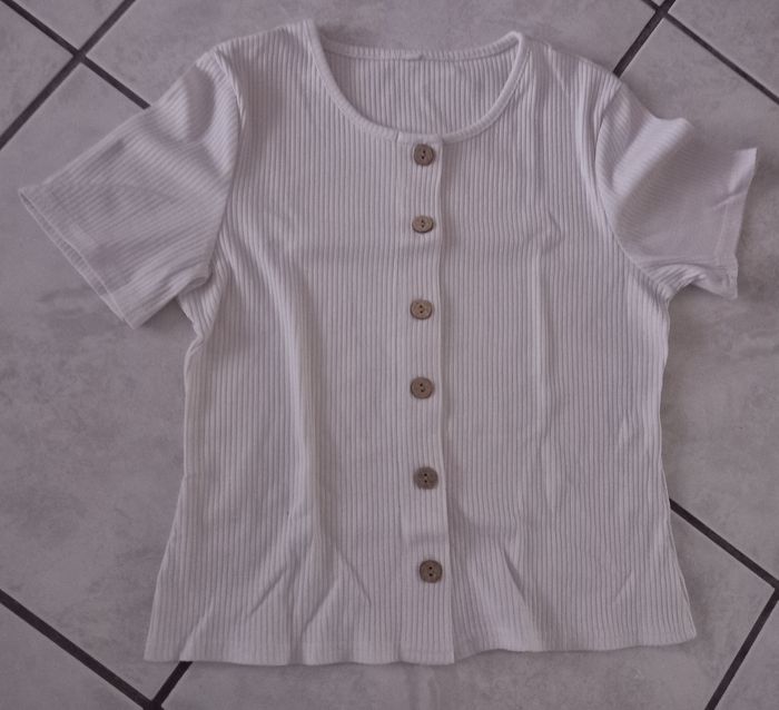 Tee-shirt blanc Shein taille XS