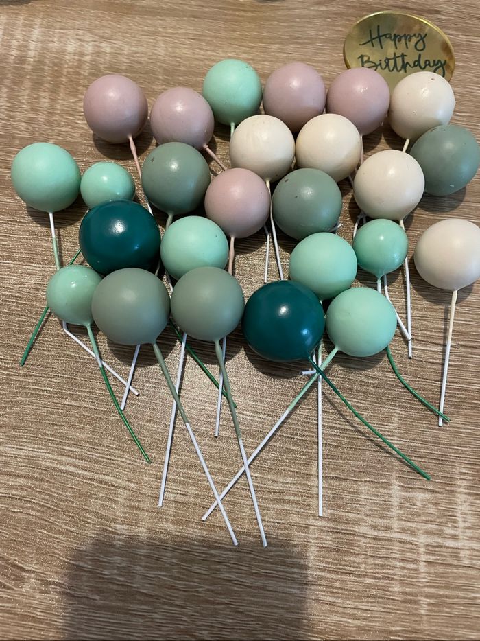 Boule décoration gâteaux anniversaire