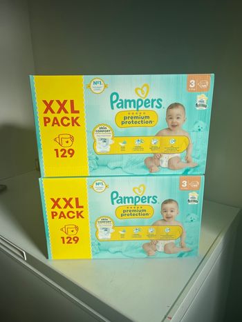 Couches Pampers premium protection xxl pack 
