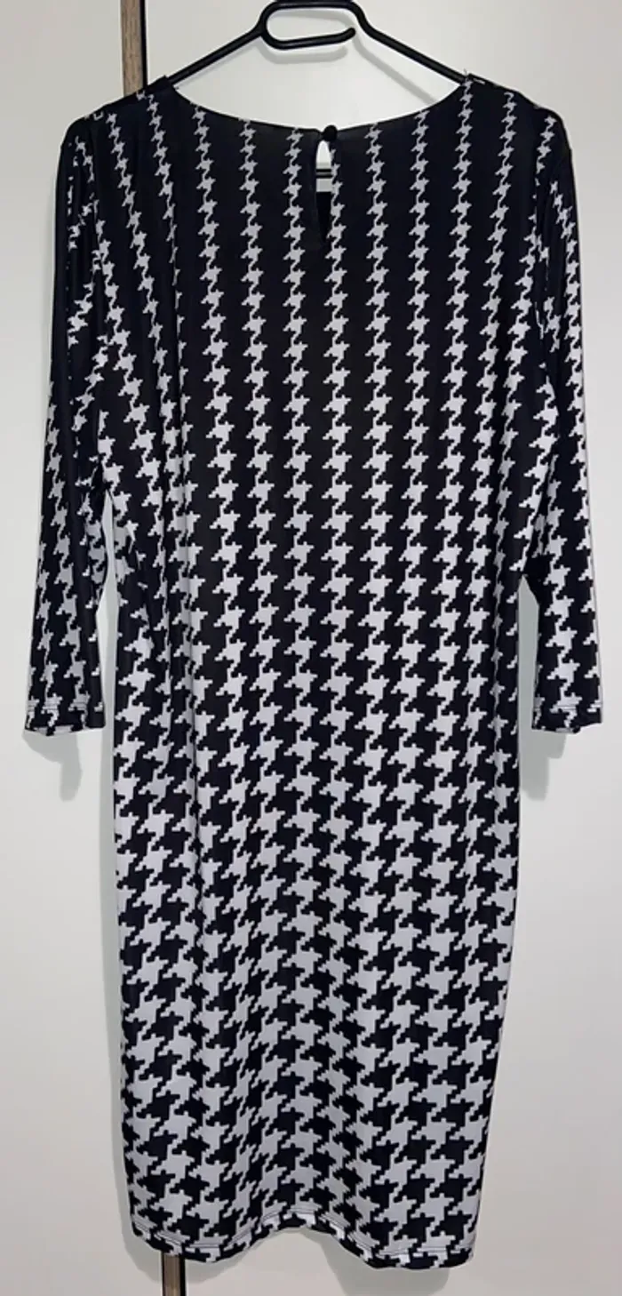 Robe motif pied-de-poule - photo numéro 3