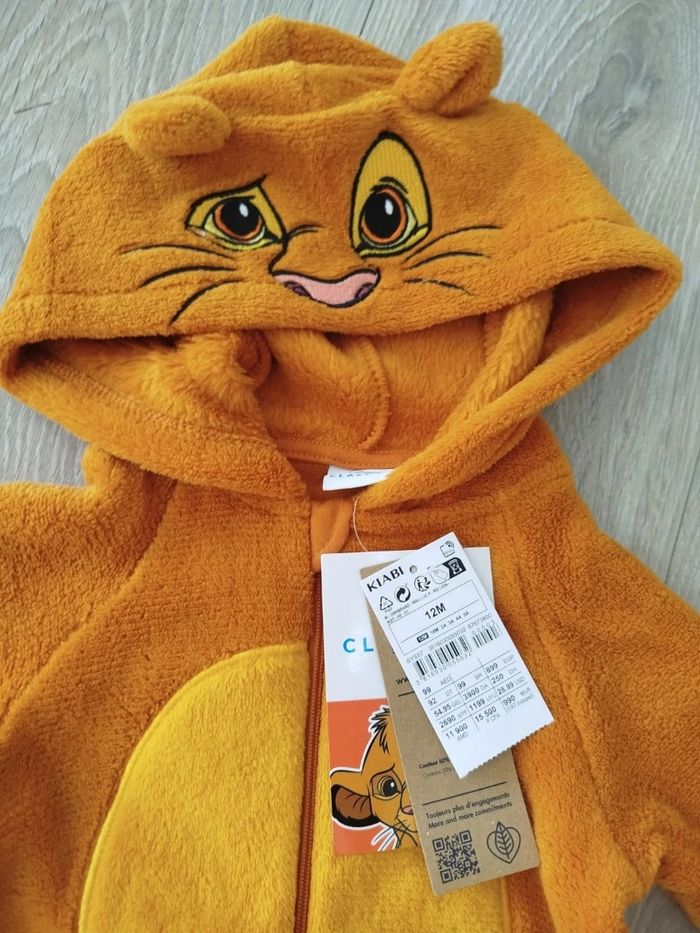 Pyjama Simba 12 mois neuf - photo numéro 3