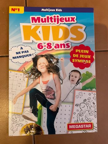 Livre multi jeux pour enfant
