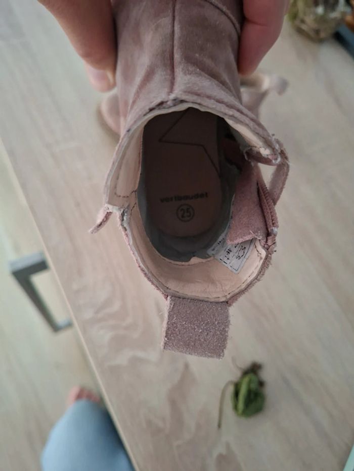 Bottines rose vertbaudet 25 - photo numéro 5