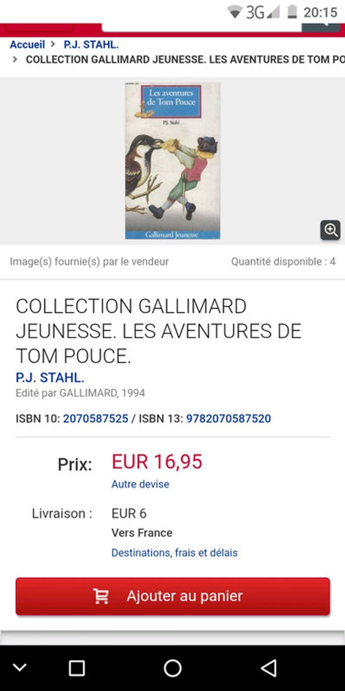 Livre Les aventures de Tom Pouce - Gallimard Jeunesse - photo numéro 4