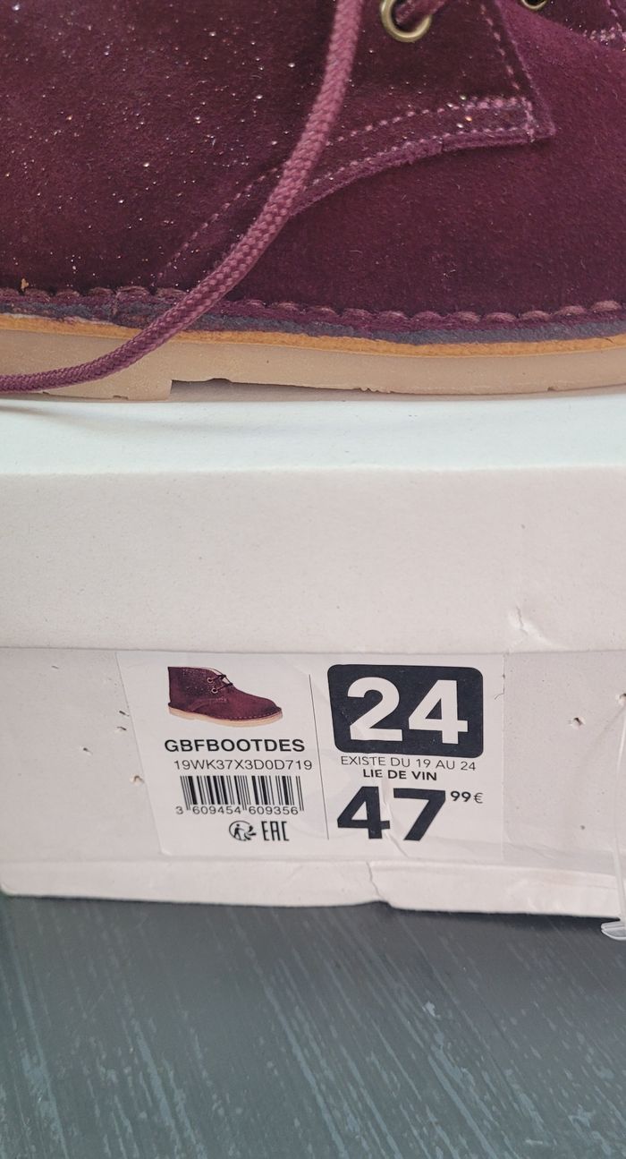 Chaussure derby fille du pareil au même paillette - photo numéro 7