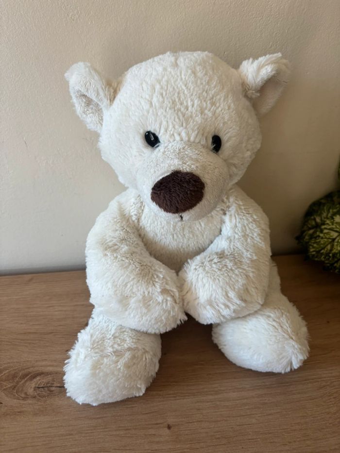 Doudou peluche ours polaire blanc plush & Company - photo numéro 2