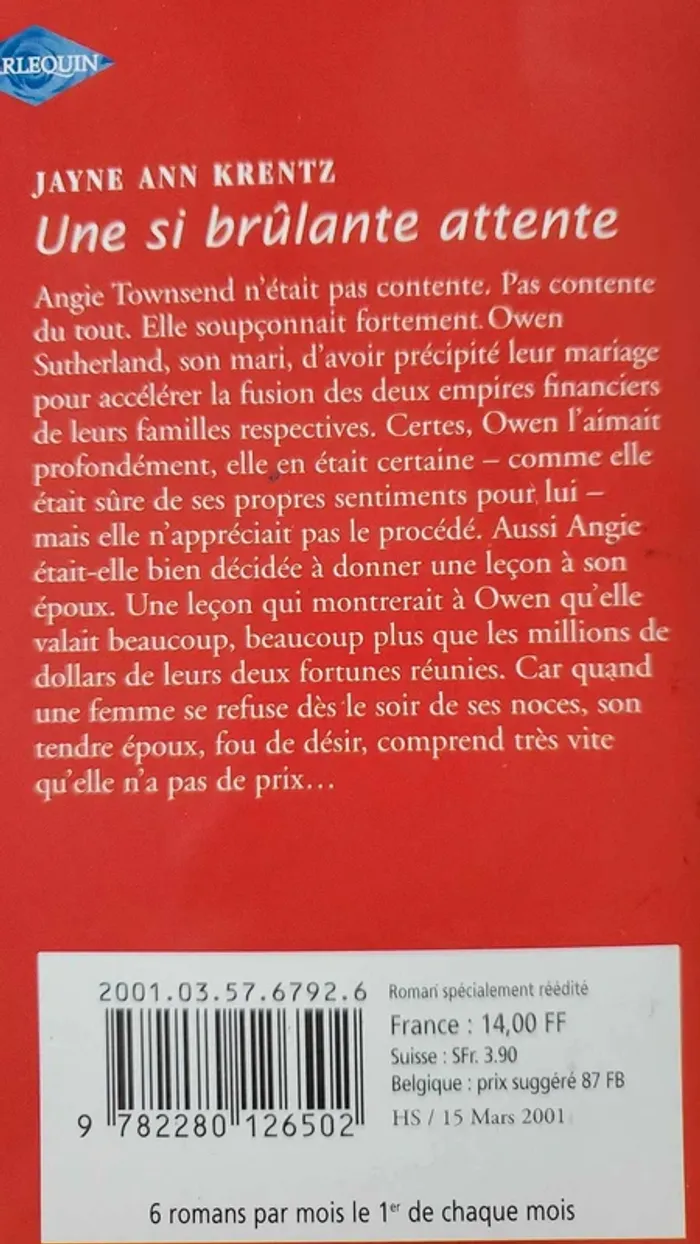 lot 2X livres Harlequin - photo numéro 5