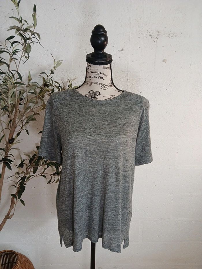 🤍 T-shirt Sandro – Taille 3 – Bon état - photo numéro 2