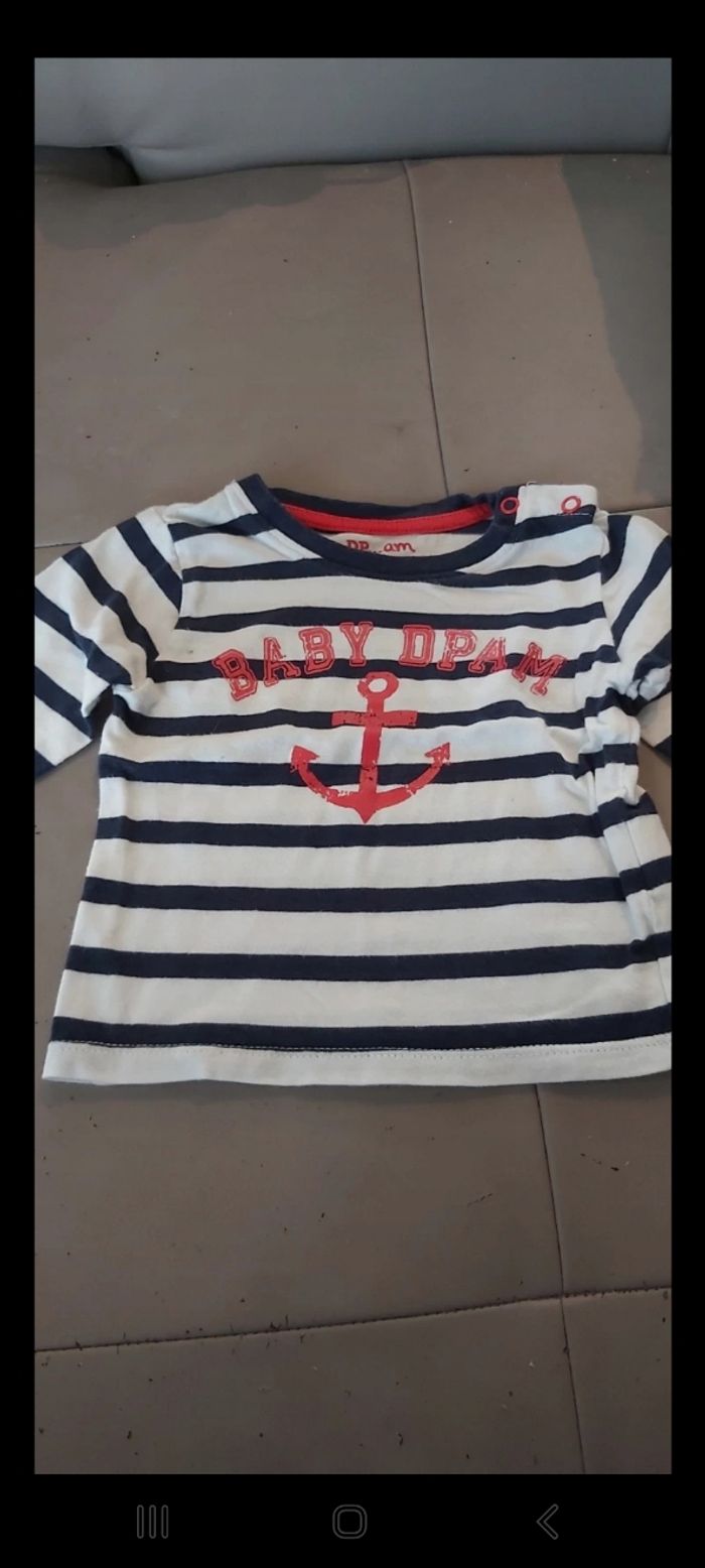 Tshirt 3 mois DPAM - photo numéro 2