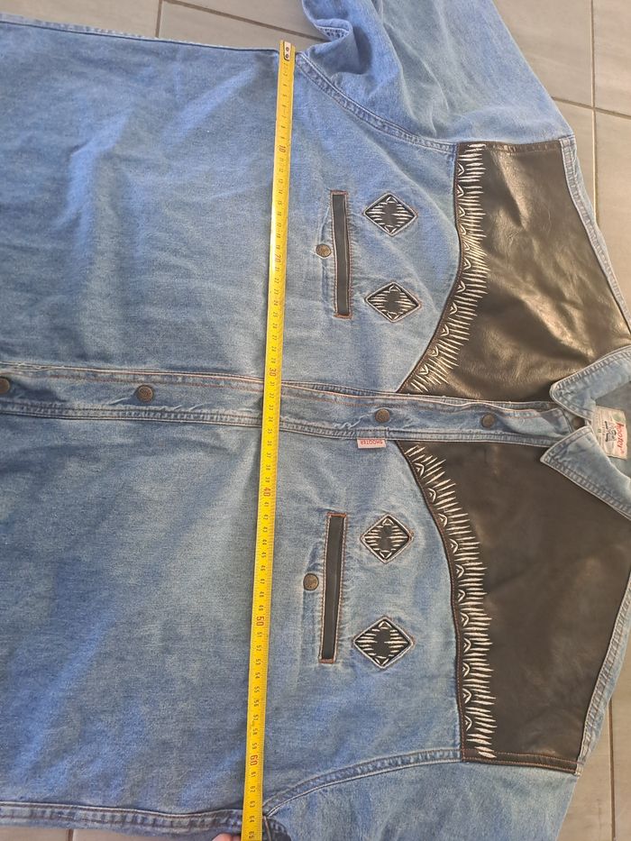 Veste vintage cowboy western mixte bi matière Shooter Taille 2 - photo numéro 8