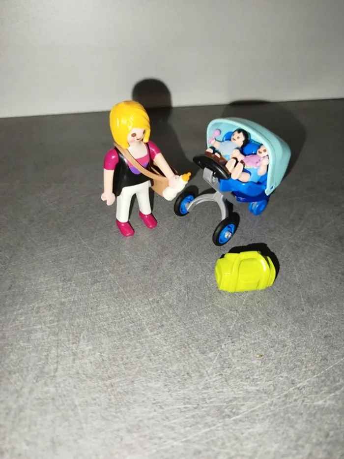 Playmobil maman de jumeaux - photo numéro 2
