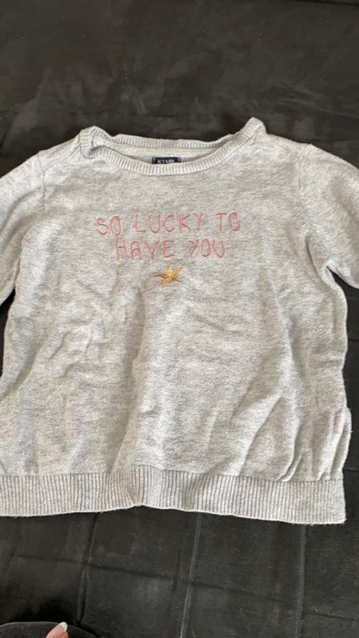 Pull gris - photo numéro 2