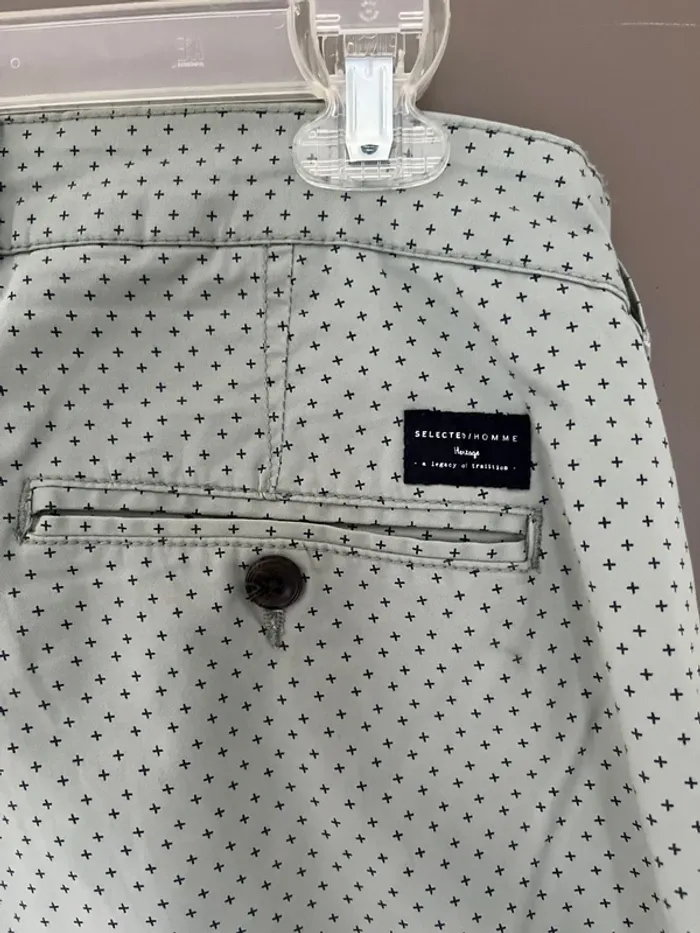 Short homme bleu à motifs taille 42 Selected - photo numéro 9