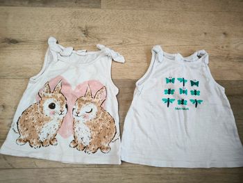 Lot de 2 débardeurs 18 mois