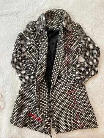 Veste chiné noir et blanc - esprit Desigual