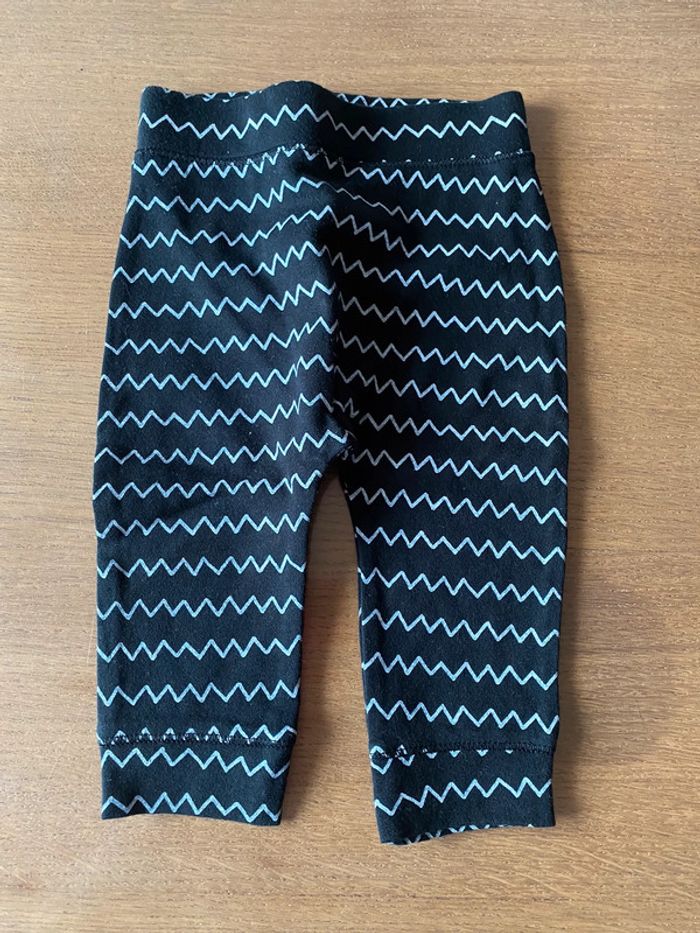 Legging noir et blanc