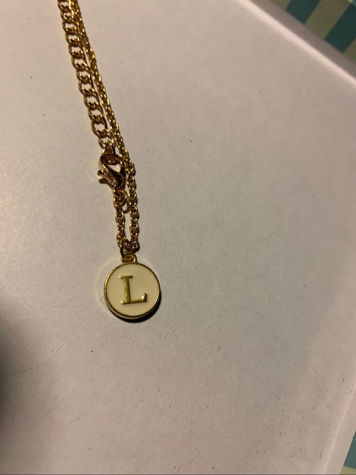 Collier initiale L - photo numéro 2