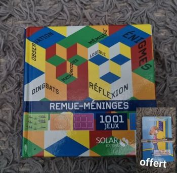 Livre de 1001 jeux (jeu de carte offert)