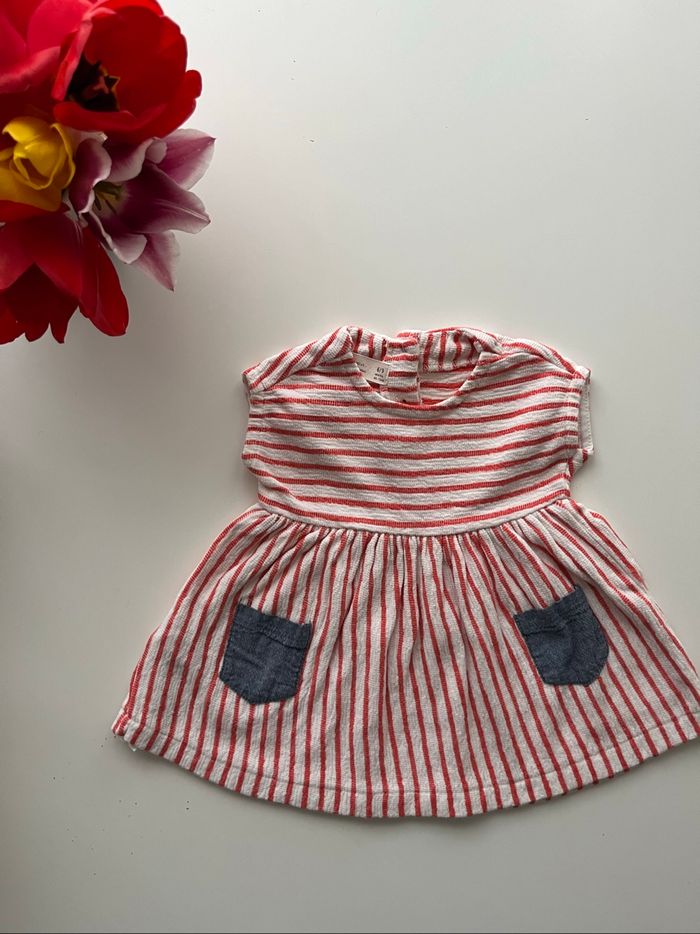 Lot de 5 robes - 6 mois - Petit Bateau - Cadet Rousselle - Zippy - Cyrillus - photo numéro 8