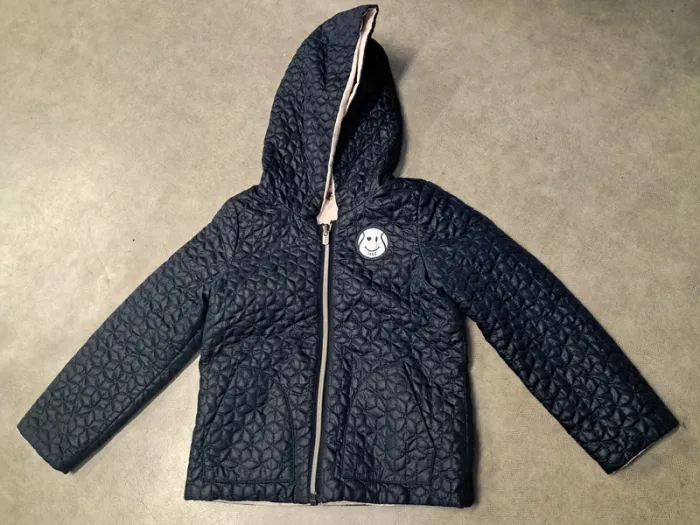 manteau demi saison réversible 5 ans IKKS fille