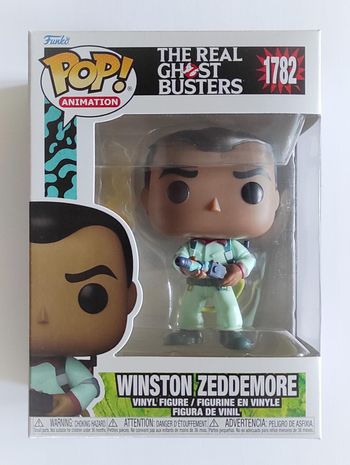 Funko POP Winston Zeddemore #1782 - The Real Ghostbusters - Figurine Vinyle