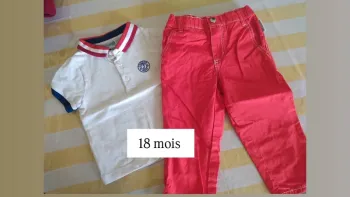 Tenue ensemble bébé baby printemps été spring summer Jacadi Polo pantalon