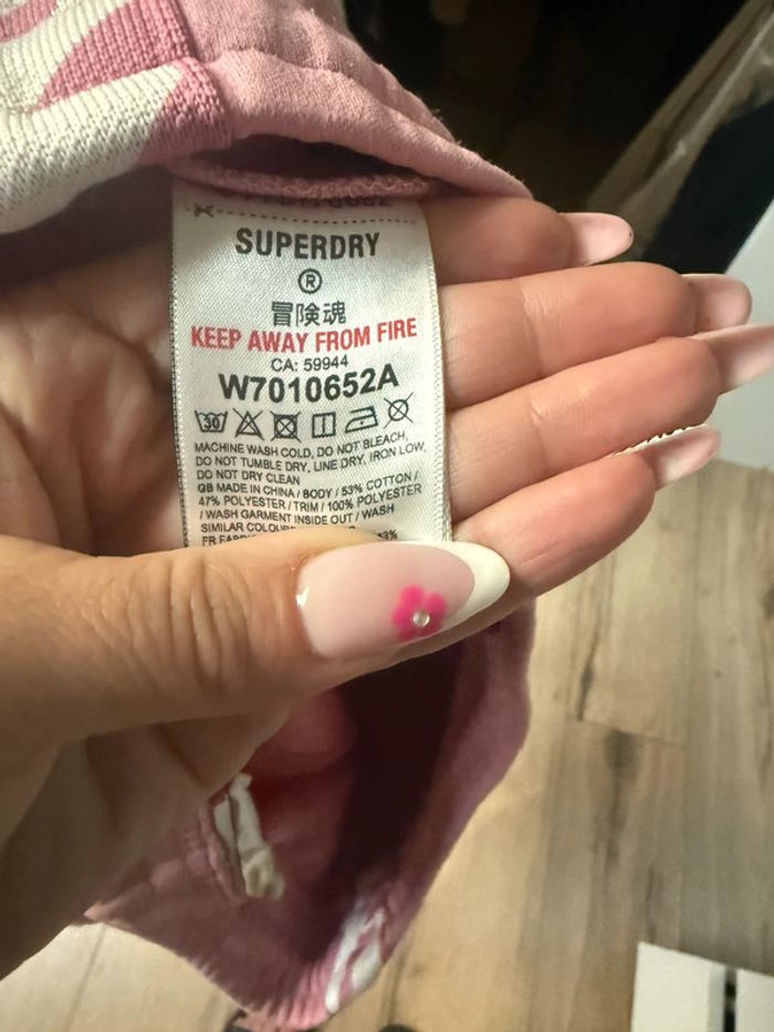 ensemble superdry rose - photo numéro 3
