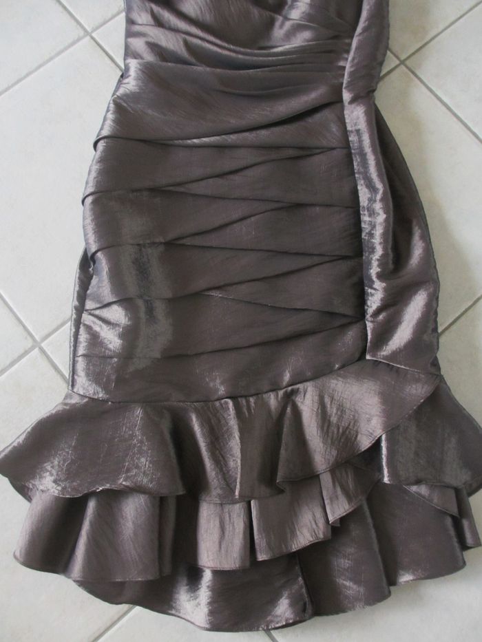 Ensemble robe et boléro femme pour cérémonie Créatif Paris – Taille 38 - photo numéro 5
