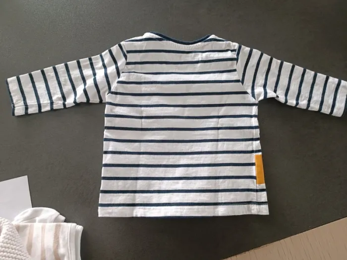 Tee shirt manches longues 6mois - photo numéro 3