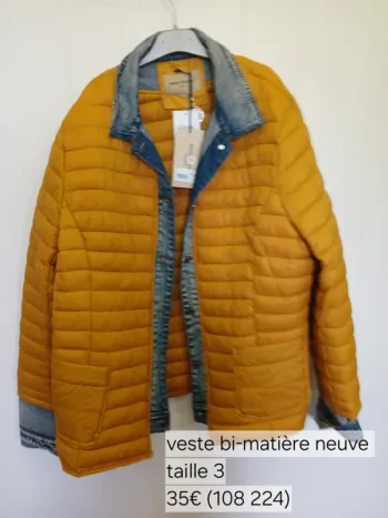 108224 veste bimatiere femme t3
