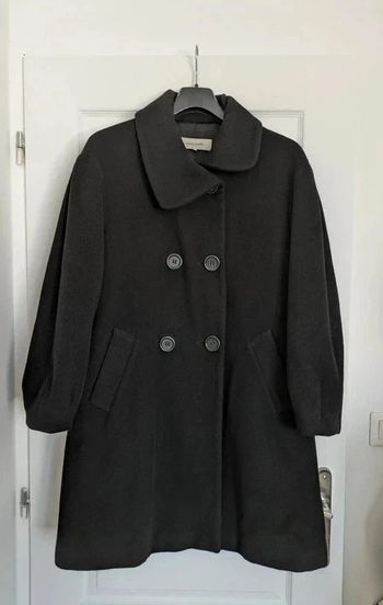 Manteau d'hiver noir chic - Gerard Darel - taille M