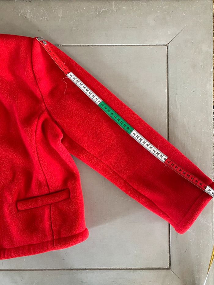 Veste vintage Casablanca par Hélène Racine rouge taille 36/38 fabrication française à Marseille - photo numéro 15