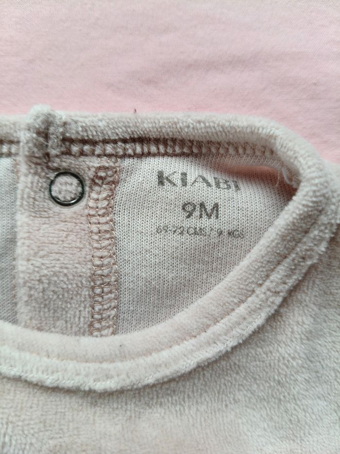 Pijama chaud fille Kiabi rose lapin 69-72 cm - photo numéro 3