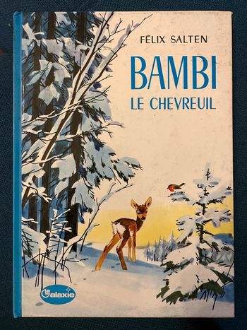 1979 Livre ancien Bambi le Chevreuil Félix Salten Pierre Probst La Galaxie
