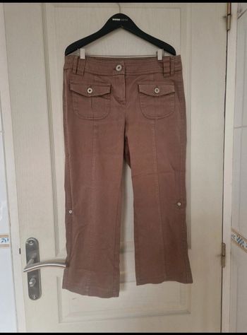 Pantacourt et bermuda 2 en 1 marron femme la redoute taille M/38