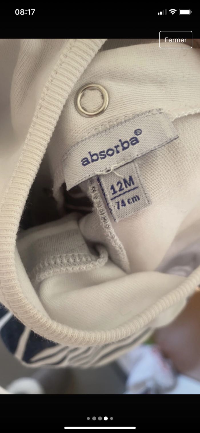 Combi absorba 12 mois - photo numéro 3