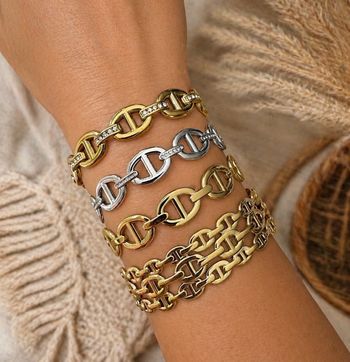 Bracelet maille marine au choix acier inoxydable 