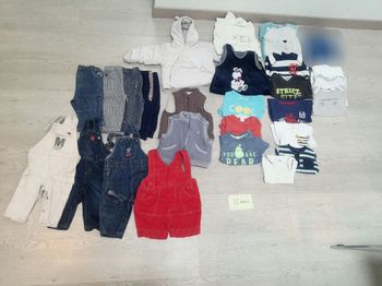Lot garçon 12 mois 26 pièces