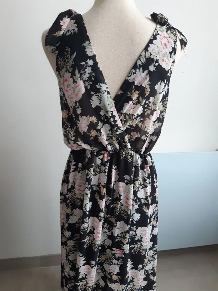 Robe longue fleurs Papillonne T40 - photo numéro 5