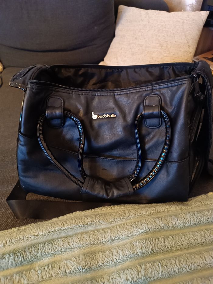 Sac à langer simili cuir