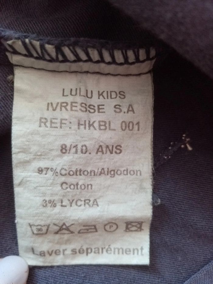 Veste en jean courte Lulu kids 10 ans - photo numéro 8
