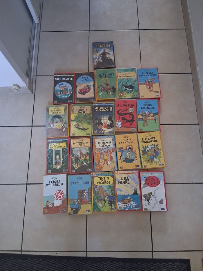 Lot vhs tintin