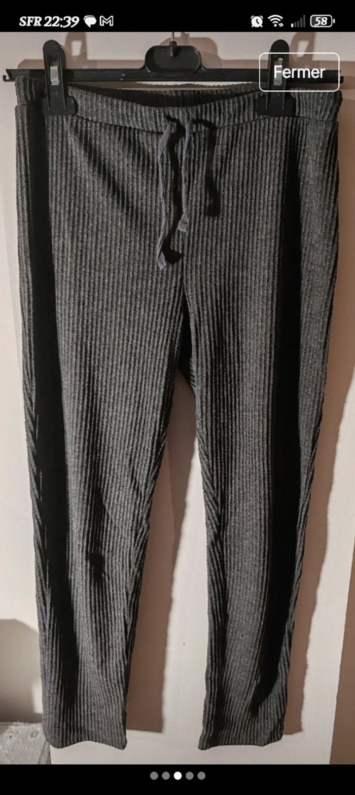Pantalon doux gris - photo numéro 3